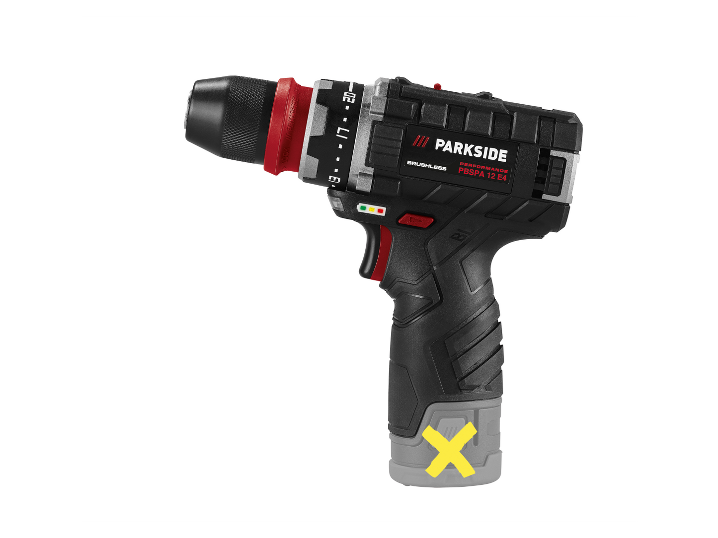 PARKSIDE PERFORMANCE® Cordless Drill Driver PBSPA 12 E4, 35 Nm, 12 V