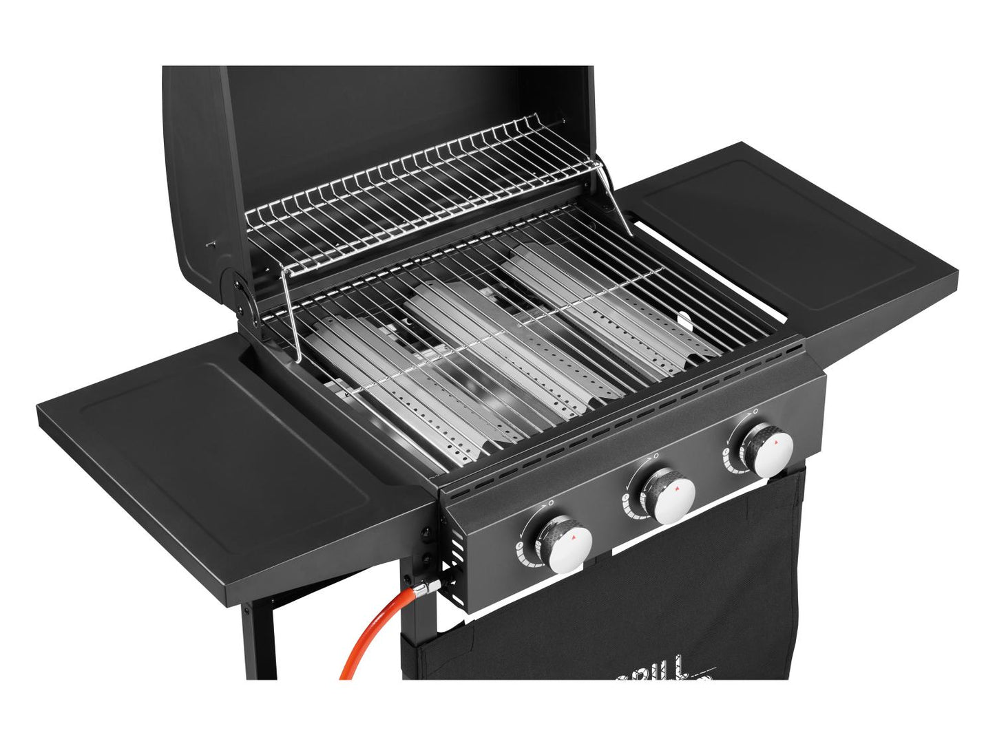 GRILLMEISTER® Barbecue à gaz 3 brûleurs HG12875, 9 kW