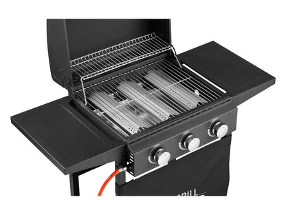 GRILLMEISTER® Barbecue à gaz 3 brûleurs HG12875, 9 kW