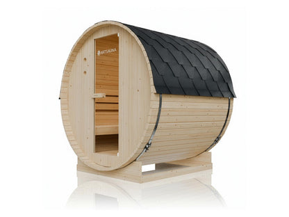 ARTSAUNA Lauko statinės formos sauna Spitzbergen 180, skirta 4 asmenims
