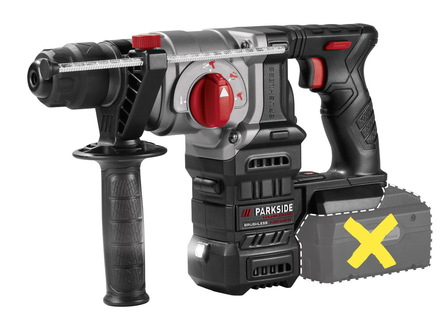 Akumulatorsko vrtalno kladivo PARKSIDE PERFORMANCE® PKHAP 2034-Li B1 20 V