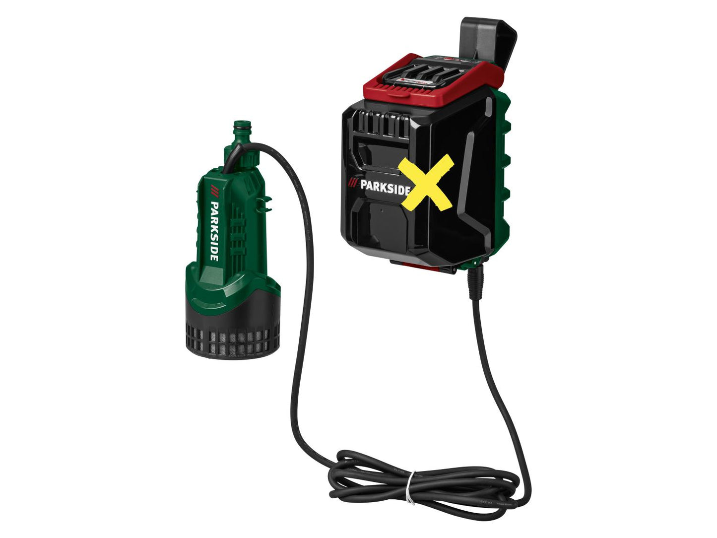 Bomba inalámbrica para colector de agua de lluvia PARKSIDE® PRPA 20-Li B3, 20 V
