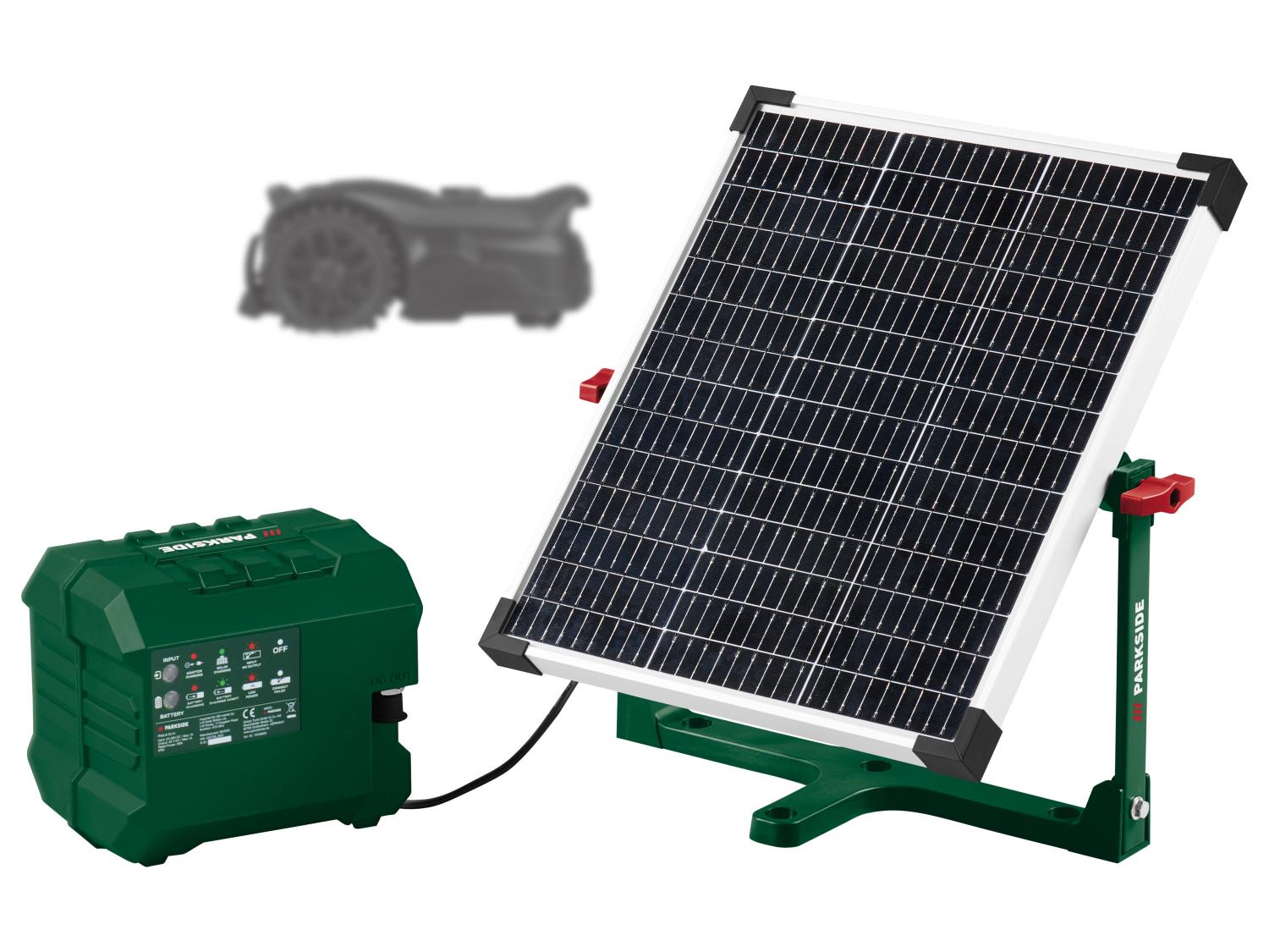 PARKSIDE® 20 V Solar Charging Station for Robotic Lawn Mower PASLM 25 ...