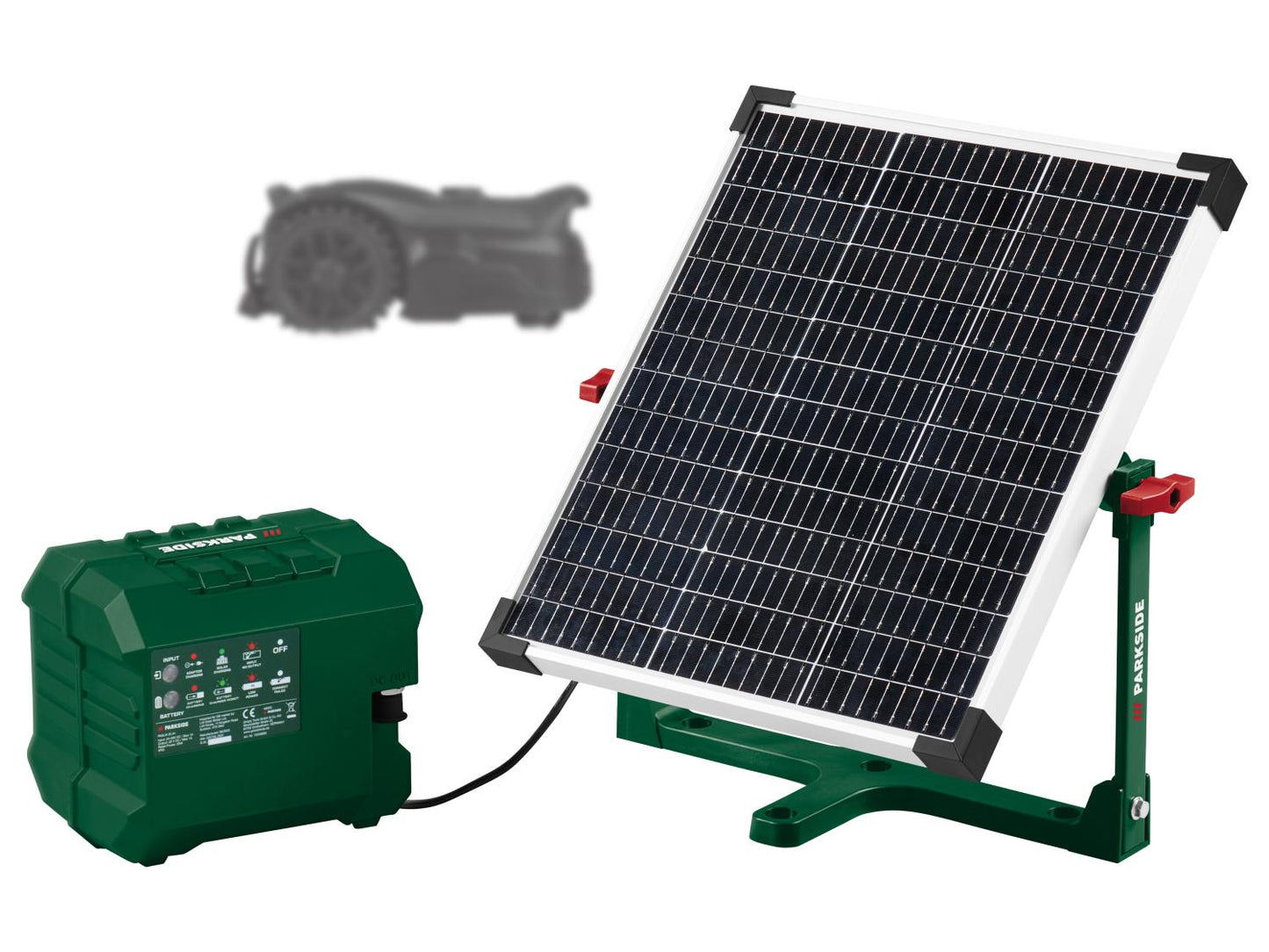 PARKSIDE® 20 V Solar Charging Station for Robotic Lawn Mower PASLM 25 with Battery