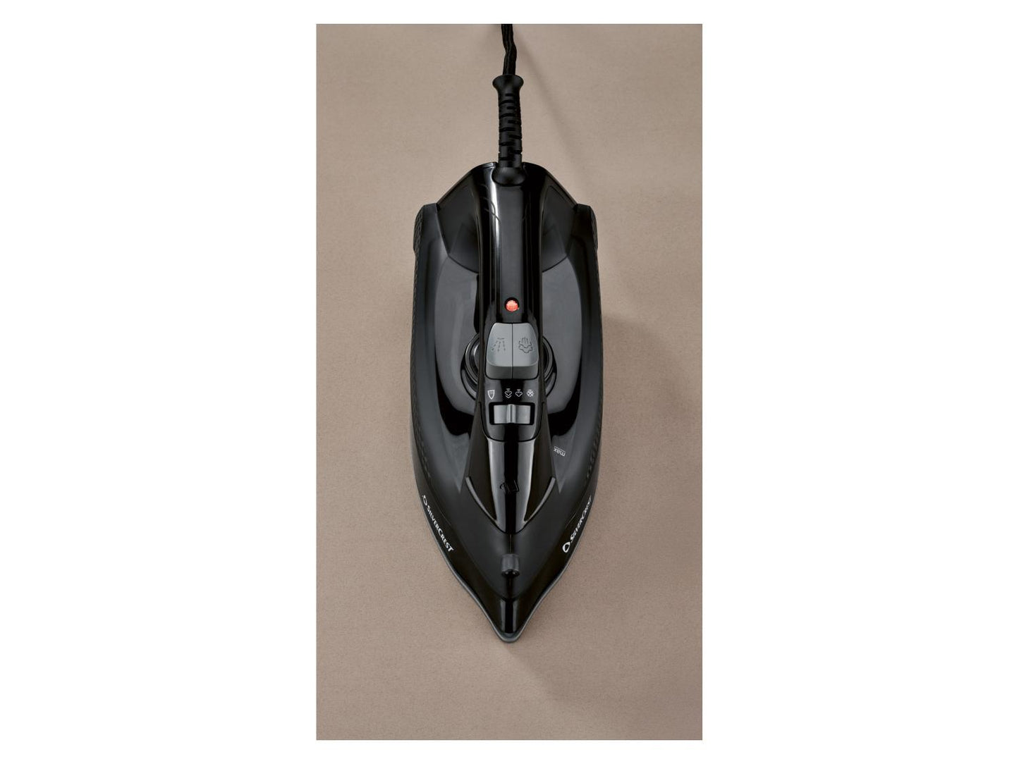 SILVERCREST® SDBG 2200 A1 garų lygintuvas, 2180 W – baltas su turkio spalvos detalėmis arba juodas