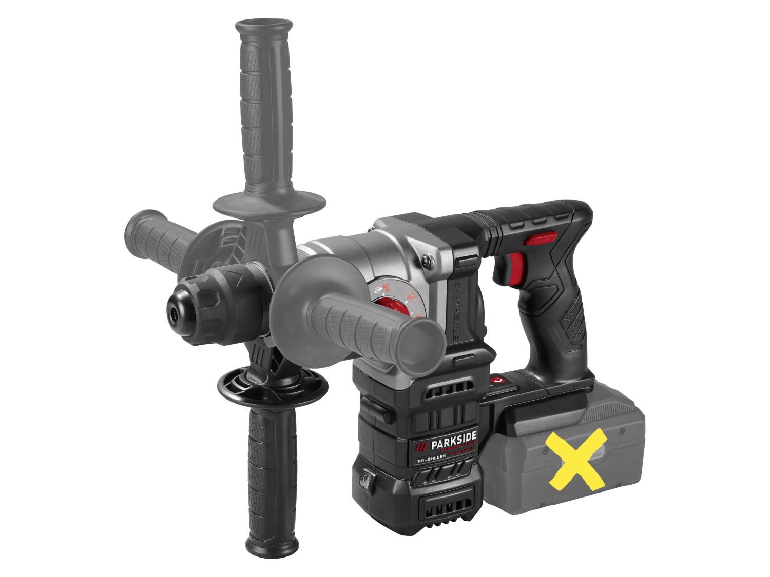 Ciocan rotopercutor fără fir PARKSIDE PERFORMANCE® PKHAP 2034-Li