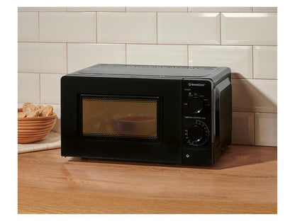 Micro-ondas SILVERCREST® SMW 700 D4 preto, 700 W, 17 L