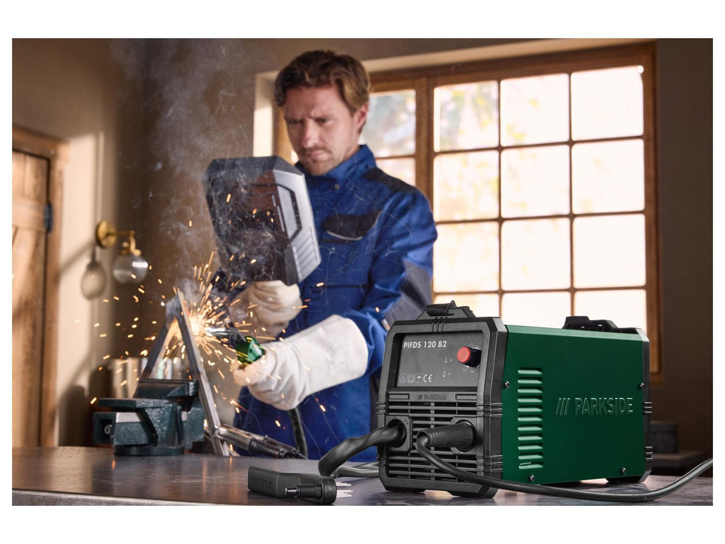 Poste à souder inverter à fil fourré PARKSIDE® PIFDS 120 B2