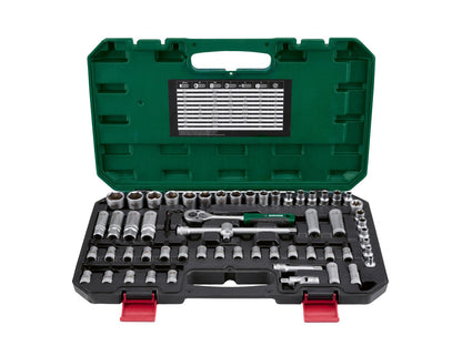 PARKSIDE® Set di chiavi a bussola e inserti PSSS 65 A1, 65 pezzi