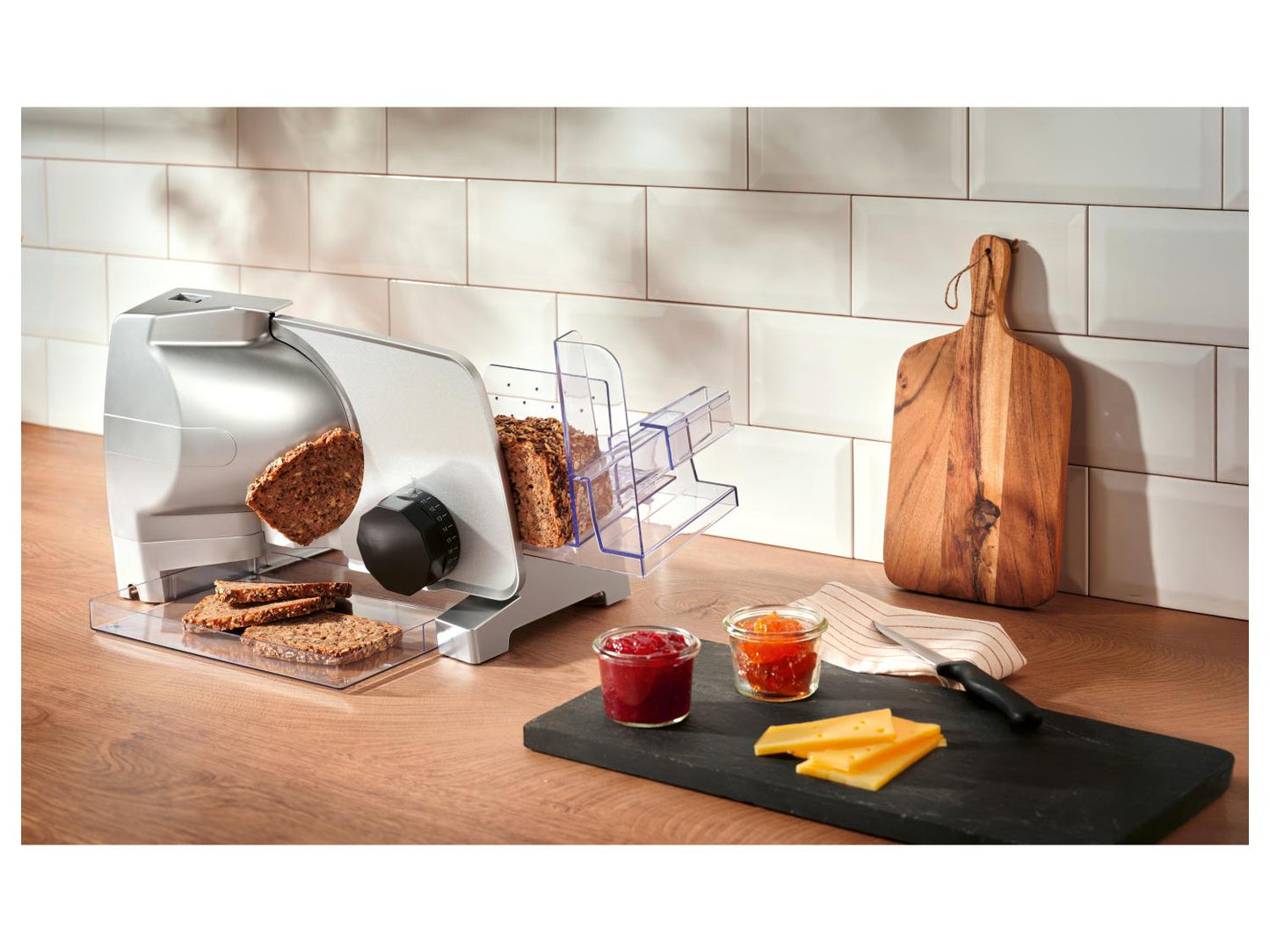 SILVERCREST® Affettatrice elettrica SAS 120 E1, 120 W