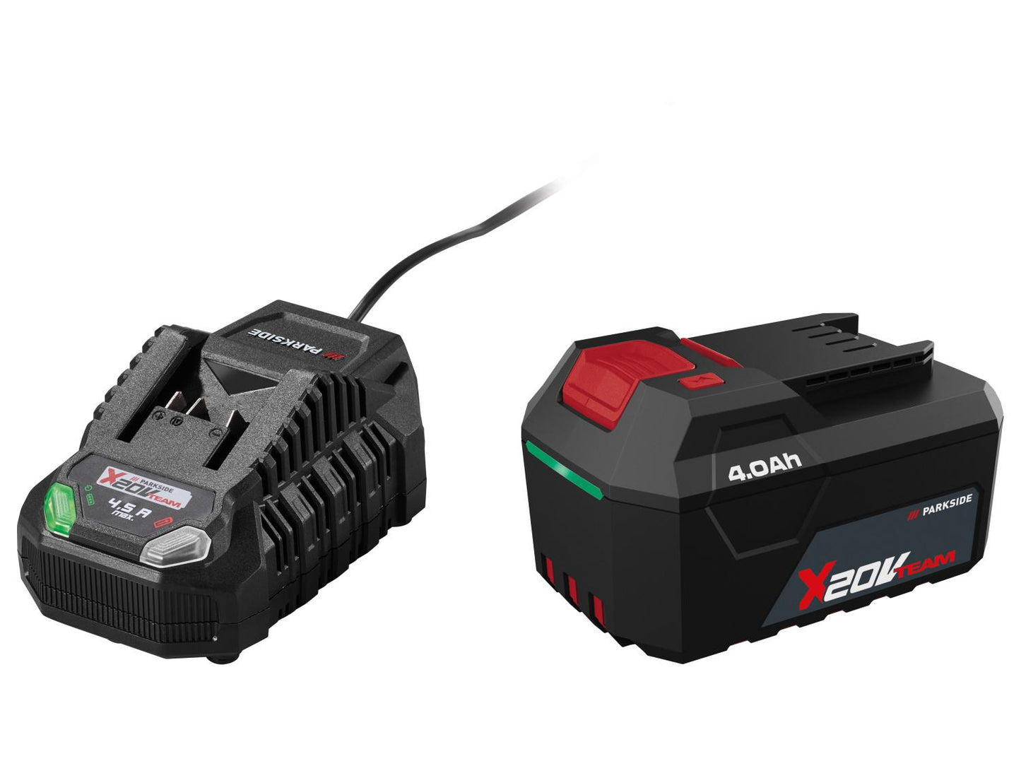 PARKSIDE PERFORMANCE® Set avvitatore a impulsi a batteria PASSP 20-Li C4 con batteria e caricabatterie, 20 V