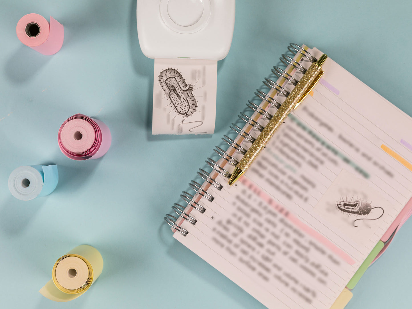 SILVERCREST® Mini imprimante de poche avec rouleau de papier