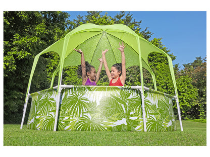BESTWAY Splash-in-Shade Children’s Frame Pool, Ø 244 × 51 cm