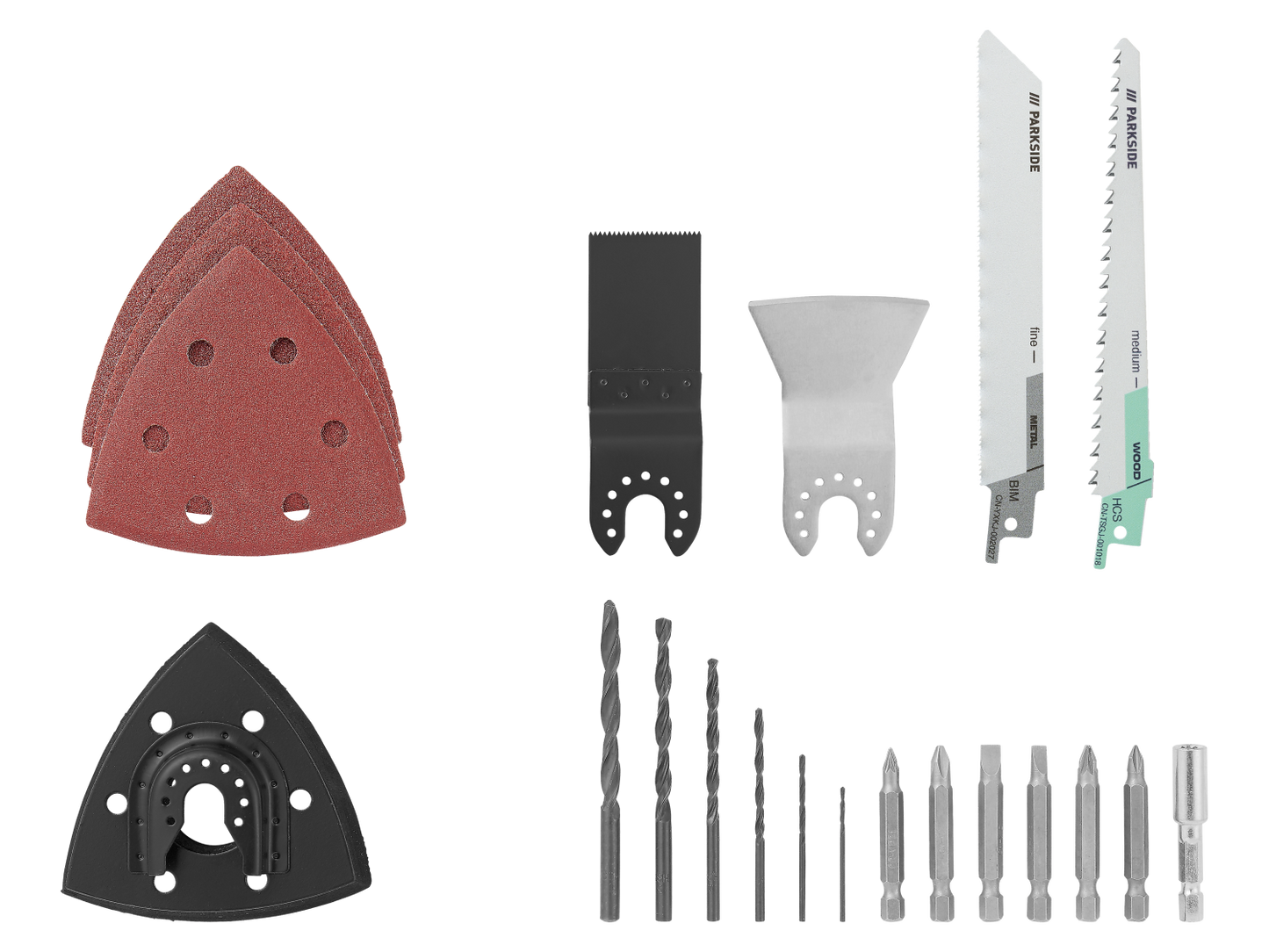 Ensemble d’appareil multifonction sans fil PARKSIDE® PKGA 20-Li C2 + batterie + chargeur, 20 V