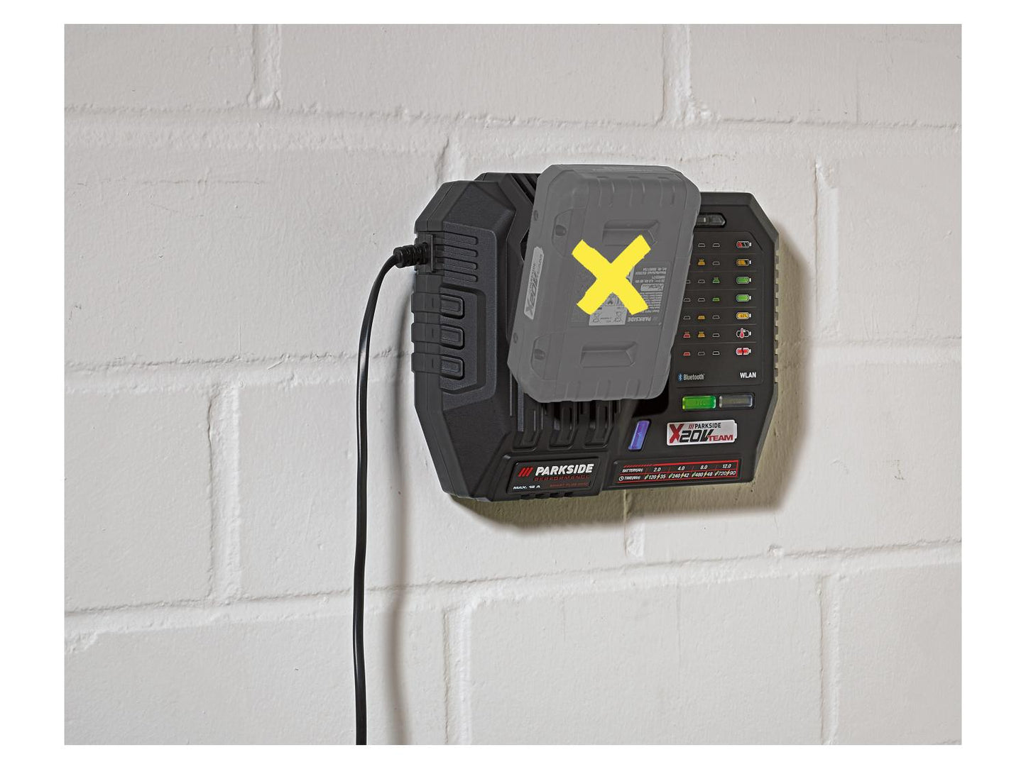 Cargador inteligente de baterías PARKSIDE PERFORMANCE® PLGS 2012 A1, 12 A, 20 V