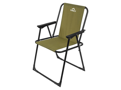 CRIVIT® Silla de camping plegable, 52 × 52 × 81 cm, carga máxima de 110 kg