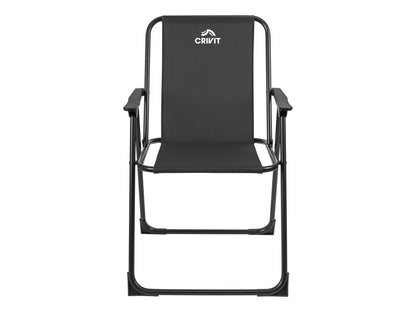 CRIVIT® Silla de camping plegable, 52 × 52 × 81 cm, carga máxima de 110 kg
