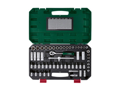 PARKSIDE® Set di chiavi a bussola e inserti PSSS 65 A1, 65 pezzi