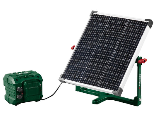 Station de charge solaire pour tondeuse robot 20 V PARKSIDE® PASLM 25 avec batterie