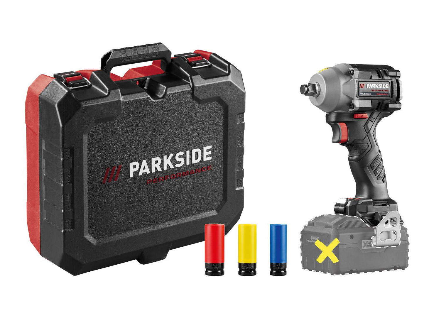 PARKSIDE PERFORMANCE® Avvitatore a percussione ricaricabile PPDSSA 20-Li B2, 20 V