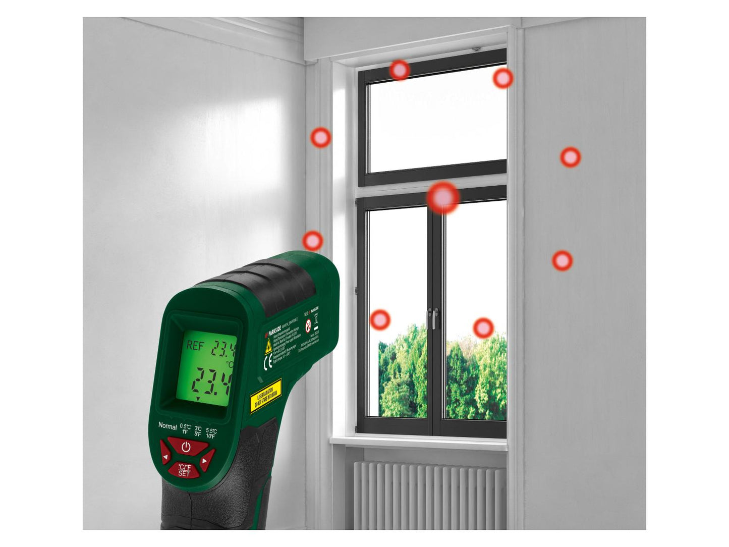 PARKSIDE® Infrardeči termometer PTI 380 C3