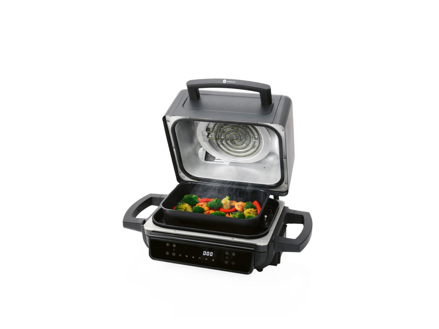 SILVERCREST® Friteuse à air chaud avec gril et fumoir SHLFS 2200 A1, 3,8 l