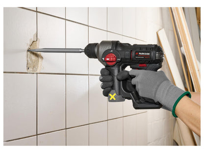 PARKSIDE PERFORMANCE® Ciocan rotopercutor fără fir PBHAP 12 A1, 12 V