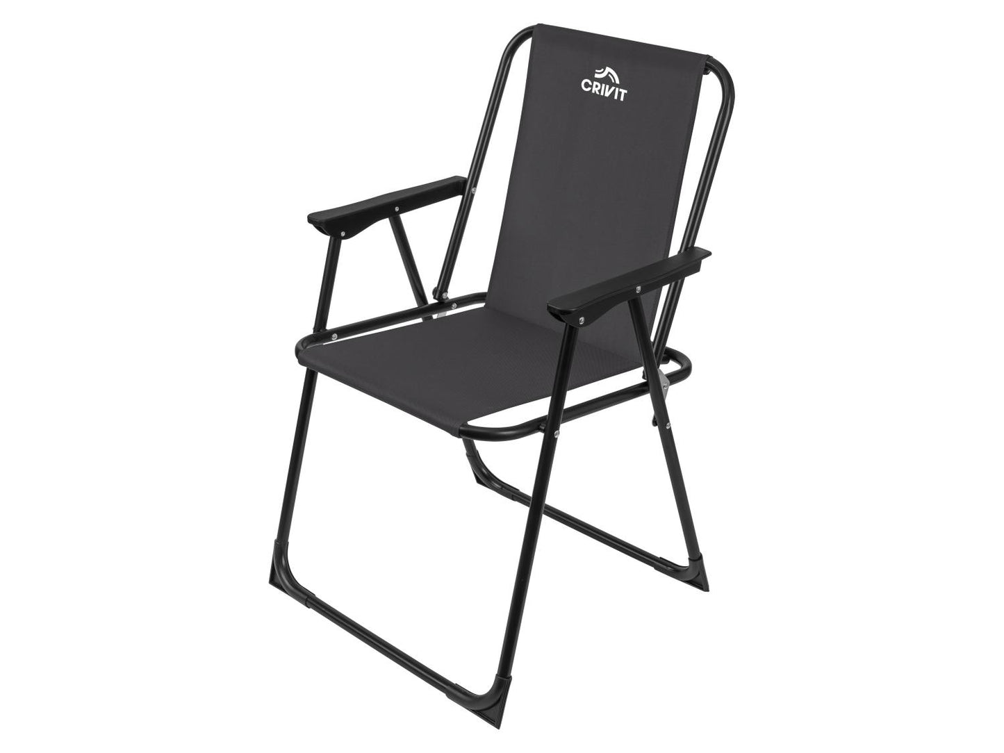 CRIVIT® Silla de camping plegable, 52 × 52 × 81 cm, carga máxima de 110 kg