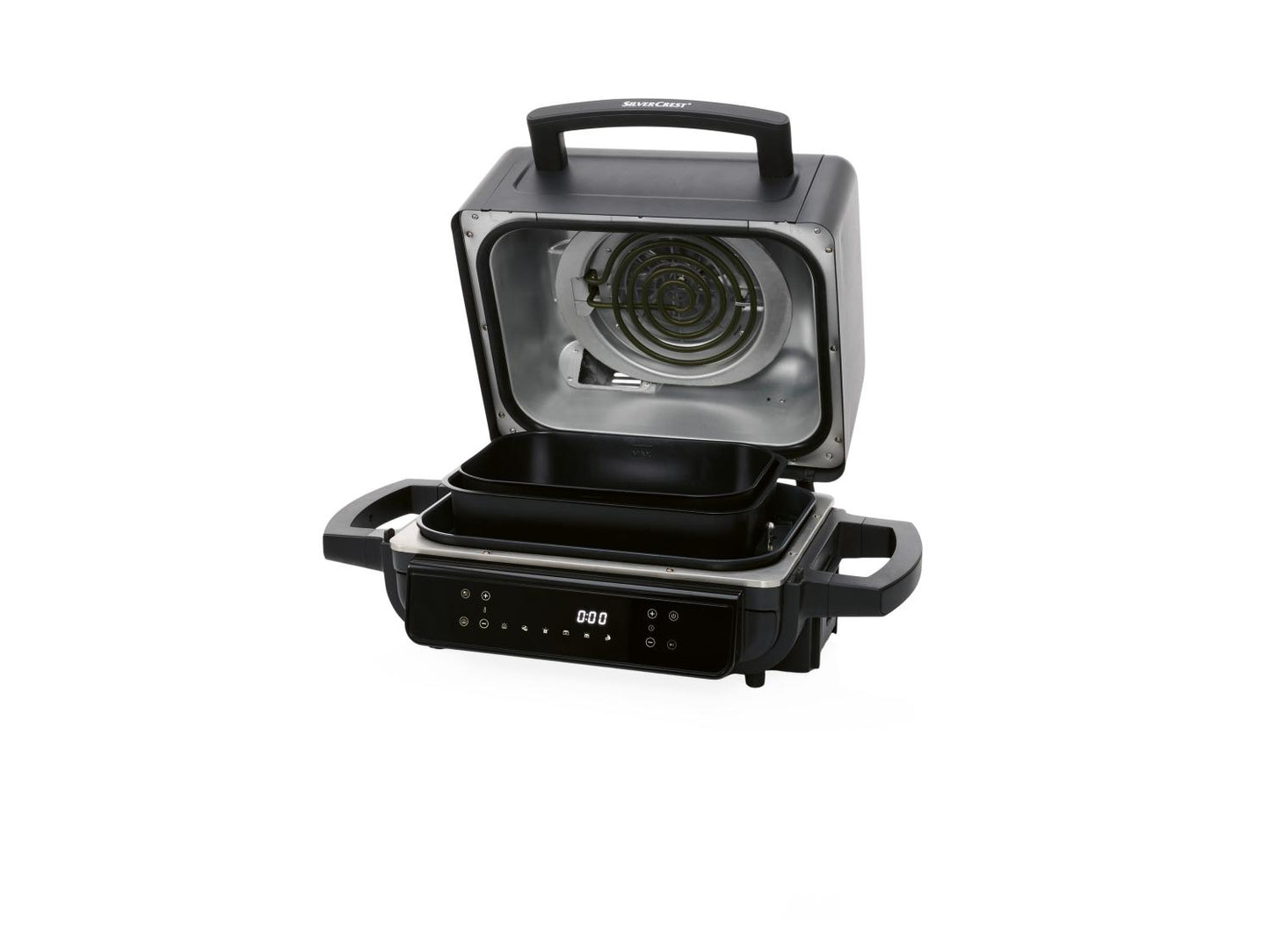 SILVERCREST® Friteuse à air chaud avec gril et fumoir SHLFS 2200 A1, 3,8 l