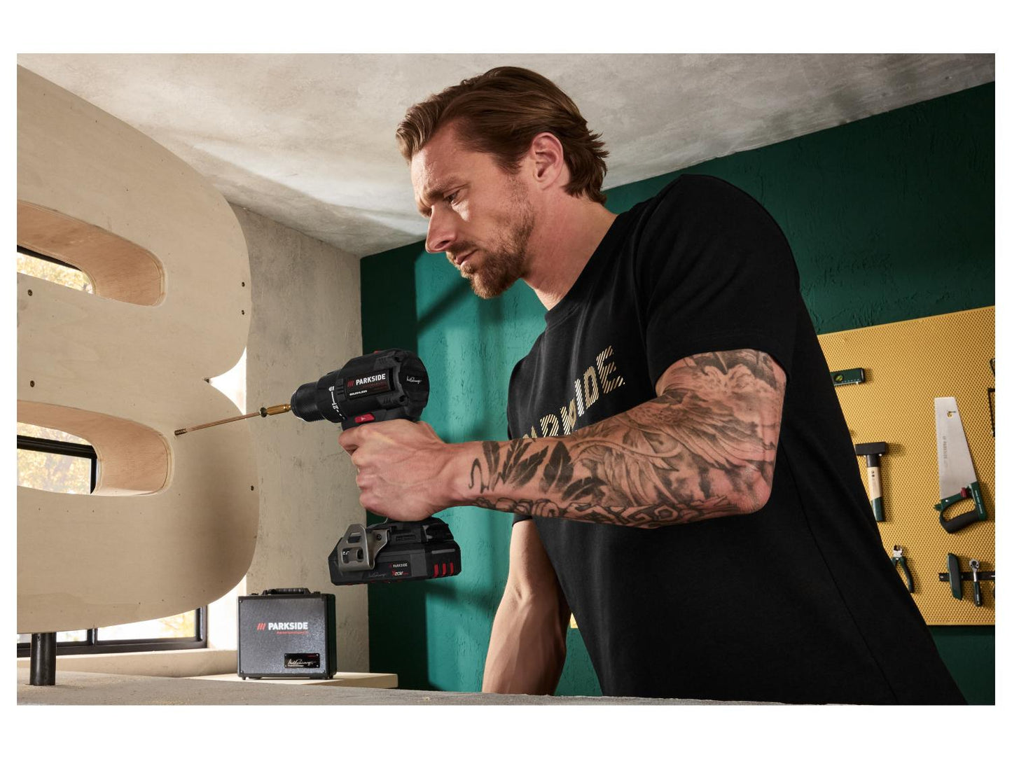 PARKSIDE PERFORMANCE® Aku bušilica/odvijač PPABSS 20-Li A1, 20 V, posebno izdanje s potpisom Arnolda Schwarzeneggera, baterijom i punjačem