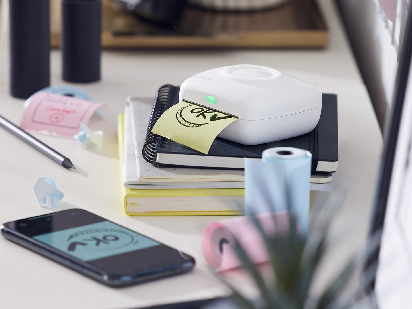 SILVERCREST® Mini imprimante de poche avec rouleau de papier