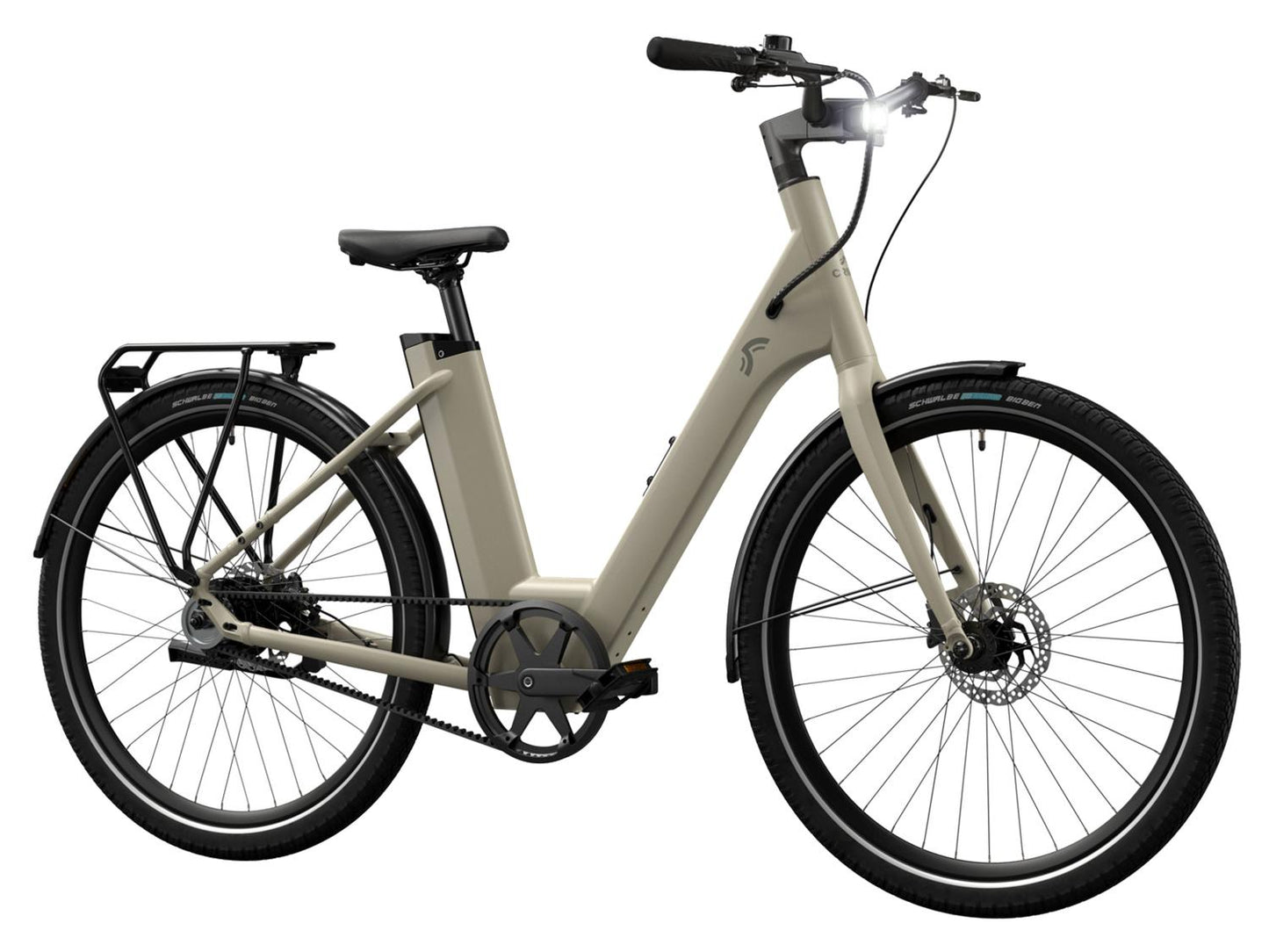 CRIVIT® Bicicletta elettrica Urban Y.3 con trasmissione a cinghia Belt Drive