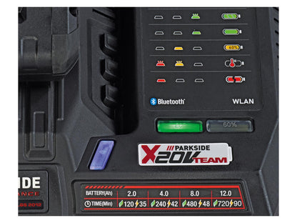 Cargador inteligente de baterías PARKSIDE PERFORMANCE® PLGS 2012 A1, 12 A, 20 V
