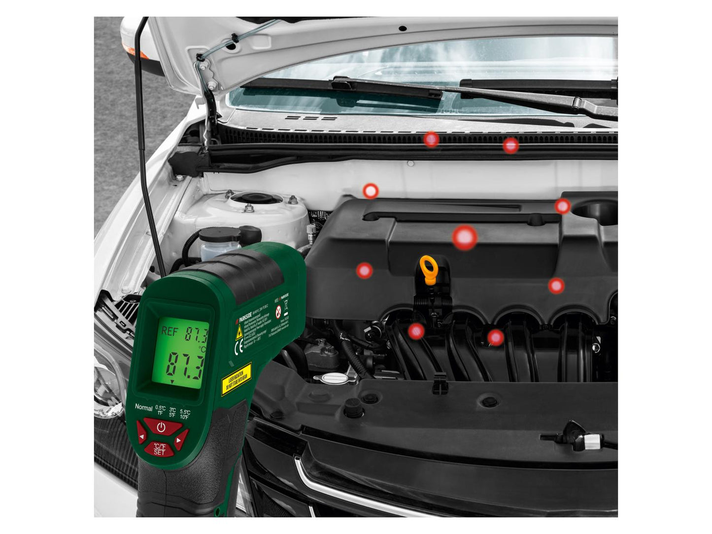 PARKSIDE® Infrardeči termometer PTI 380 C3