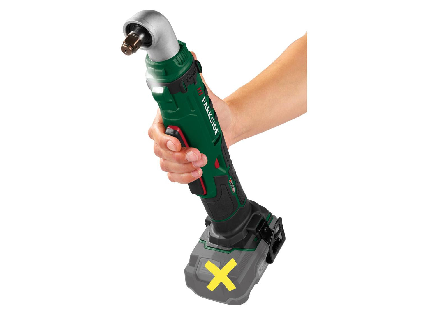 PARKSIDE® Aparafusadora de impacto angular a bateria PAWS 20 A1, 20 V