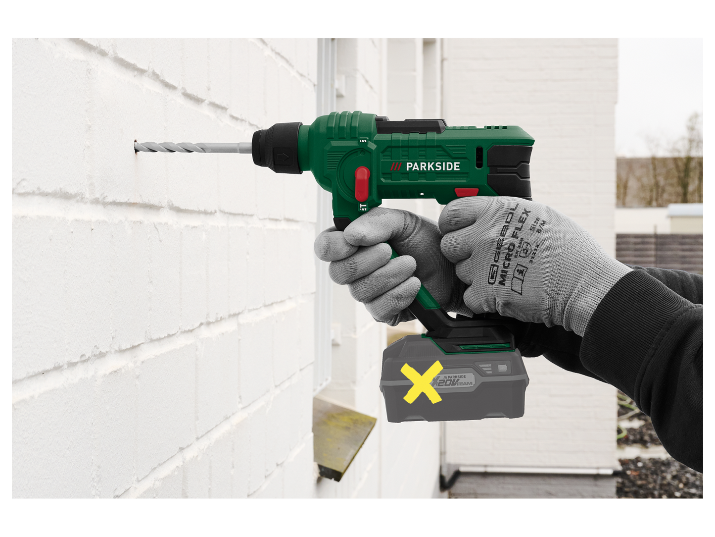 PARKSIDE® Akumulatorski bušaći čekić PABH 20-Li D4, 20 V