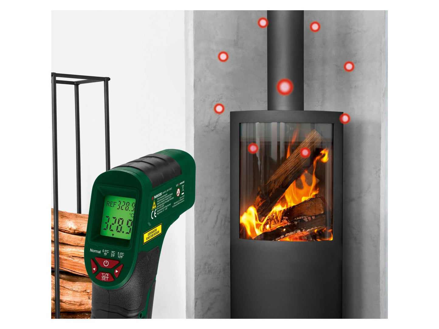 PARKSIDE® Infrardeči termometer PTI 380 C3