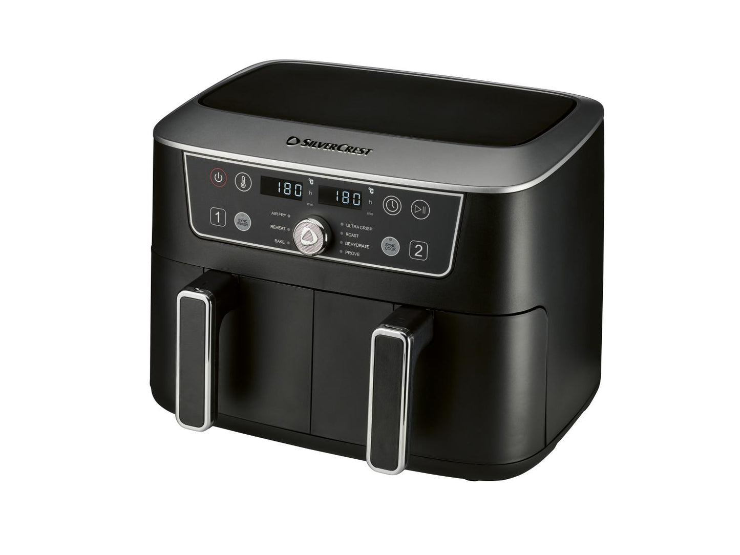 SILVERCREST® Friteza na vrući zrak s dvije košare SHFDD 2600 C2, 8,7 L