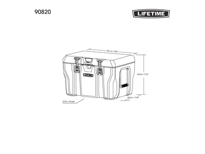 Premium šaltadėžė LIFETIME, 26,5 l arba 52 l