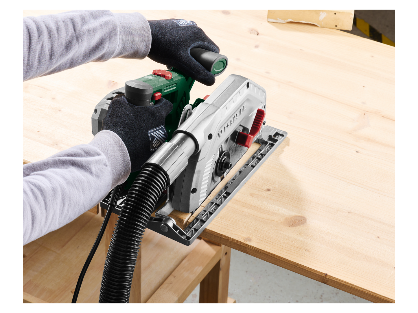 PARKSIDE® Serra circular PHKS 1350 E4, 190 mm, 1350 W