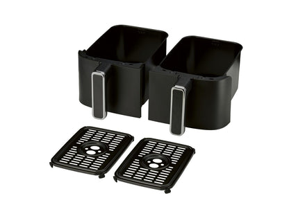 SILVERCREST® Friteza na vrući zrak s dvije košare SHFDD 2600 C2, 8,7 L