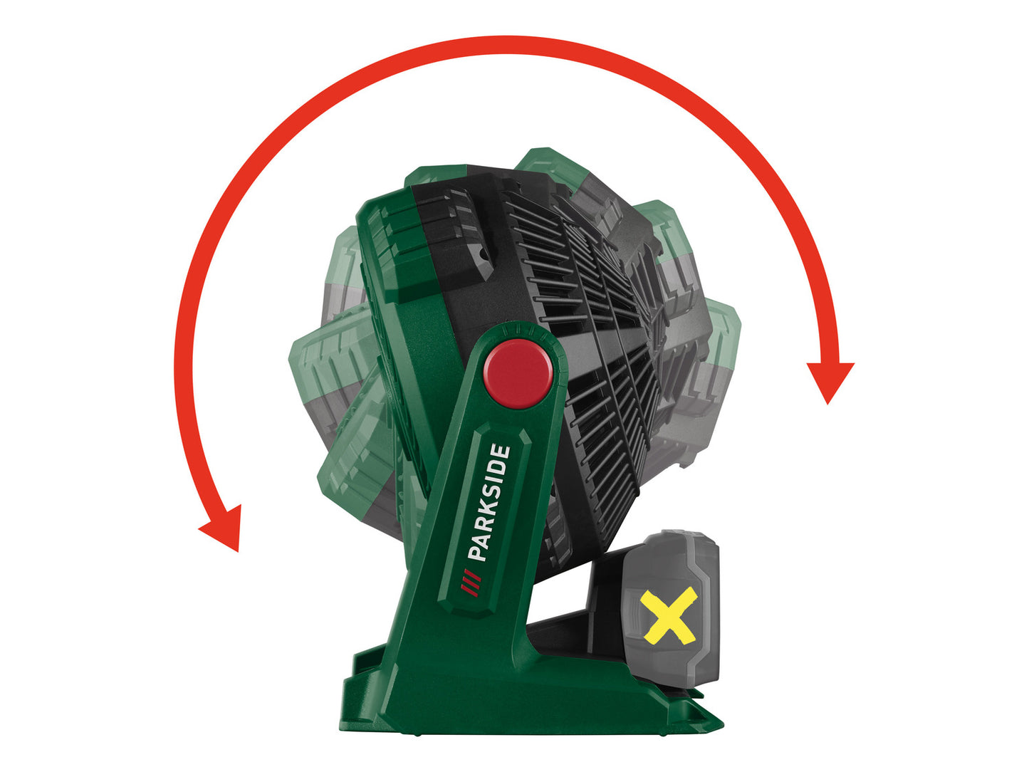 Ventilatore a batteria 20 V PARKSIDE® PVA 20-Li B1, senza batteria e caricabatterie