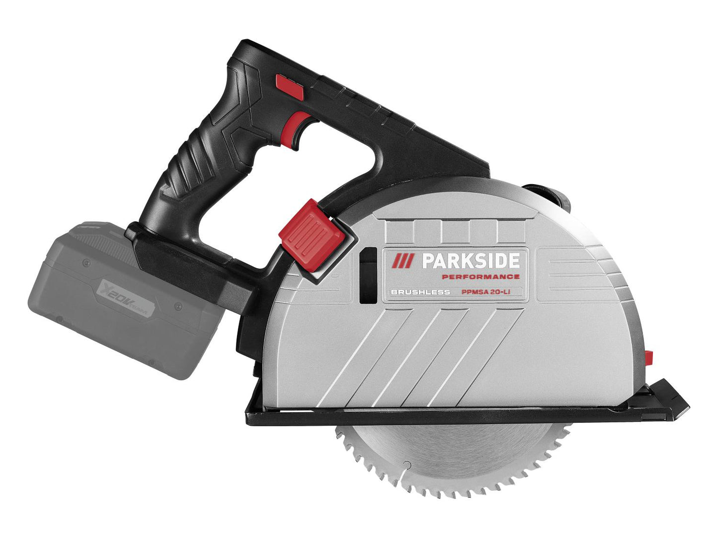 PARKSIDE PERFORMANCE® Scie circulaire manuelle à métaux sans fil PPMSA 20-Li A1, 190 mm, 20 V