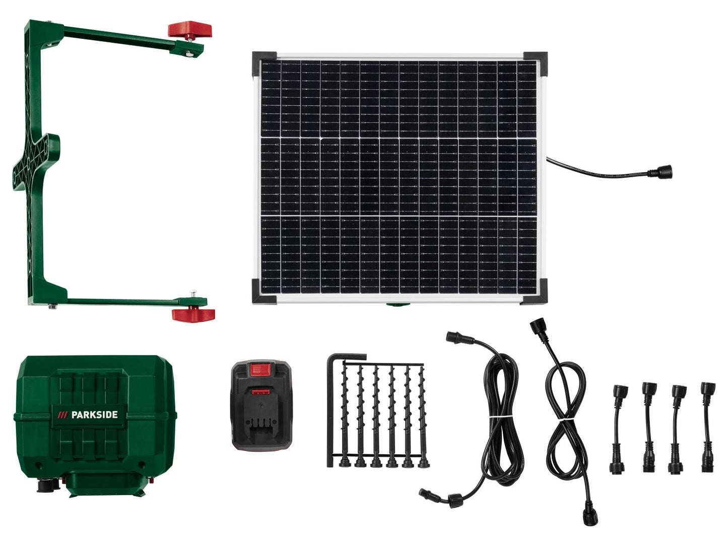 PARKSIDE® 20 V Solar Charging Station for Robotic Lawn Mower PASLM 25 with Battery