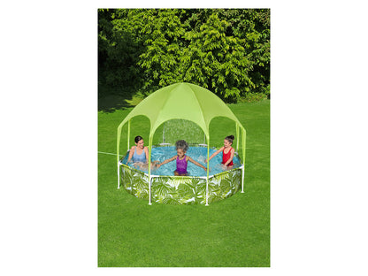BESTWAY Splash-in-Shade Children’s Frame Pool, Ø 244 × 51 cm