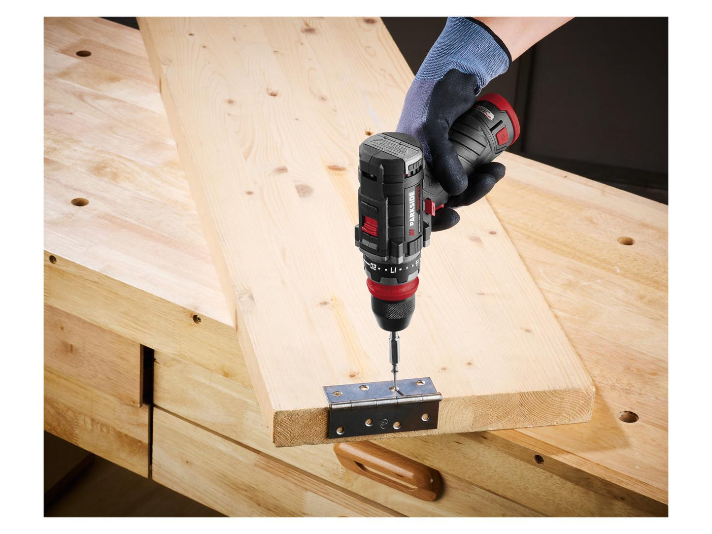 PARKSIDE PERFORMANCE® Set akumulatorskega vrtalnika-vijačnika PBSPA 12 E4 z baterijo in polnilnikom, 12 V