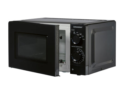 Micro-ondas SILVERCREST® SMW 700 D4 preto, 700 W, 17 L