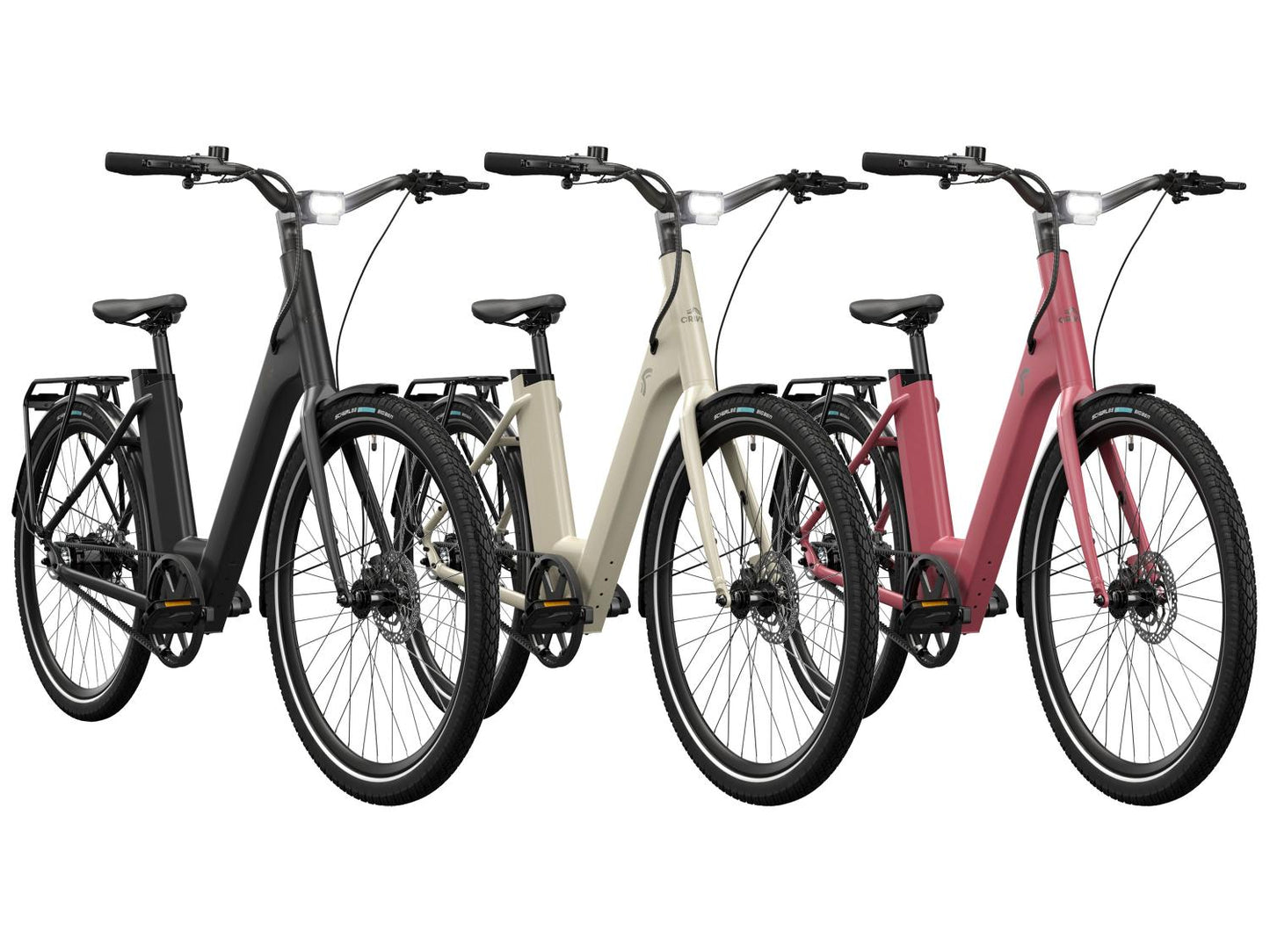 CRIVIT® Bicicletta elettrica Urban Y.3 con trasmissione a cinghia Belt Drive