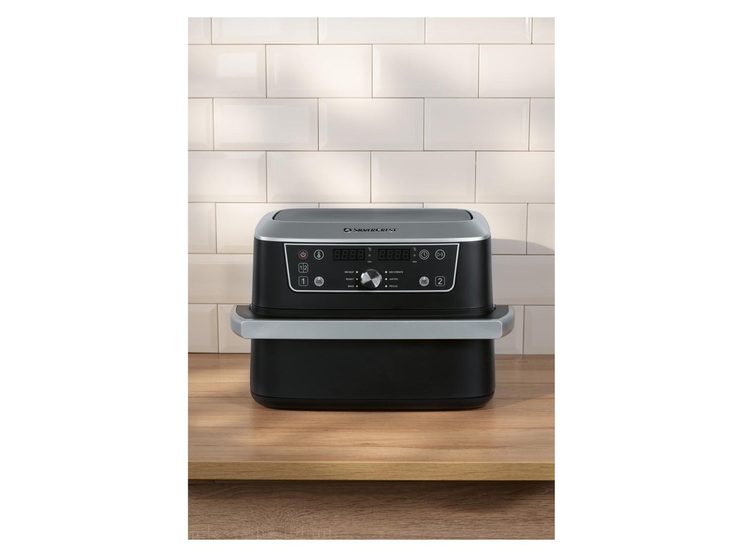 Friteuse à air chaud double compartiment SILVERCREST® SHFDA 2600 A1, 2 x 5,5 l