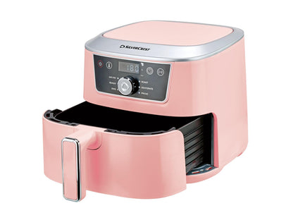 SILVERCREST® Freidora de aire SHFD 2000 D2, 4,7 l, Rosa claro